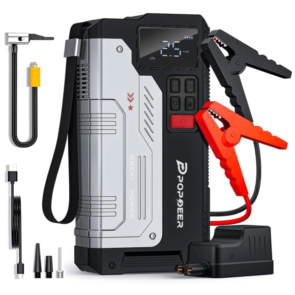 PD-JA1 20000mAh 2500A Professional Portable Car Jump Starter Inflator Emergency Start Power Supply Air Pump All-In-One Machine - Image 2