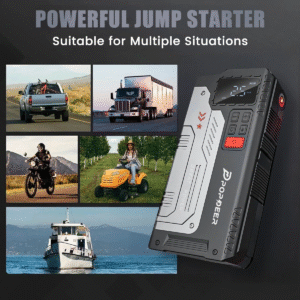 PD-JA1 20000mAh 2500A Professional Portable Car Jump Starter Inflator Emergency Start Power Supply Air Pump All-In-One Machine